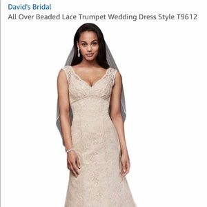 COPY - BRAND NEW NEVER WORN .DAVIDS BRIDAL GOWN S…